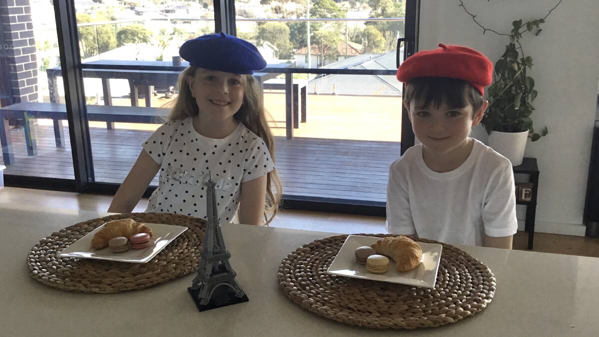 SCAC primary students get involved in French Day from their homes. All photos supplied.