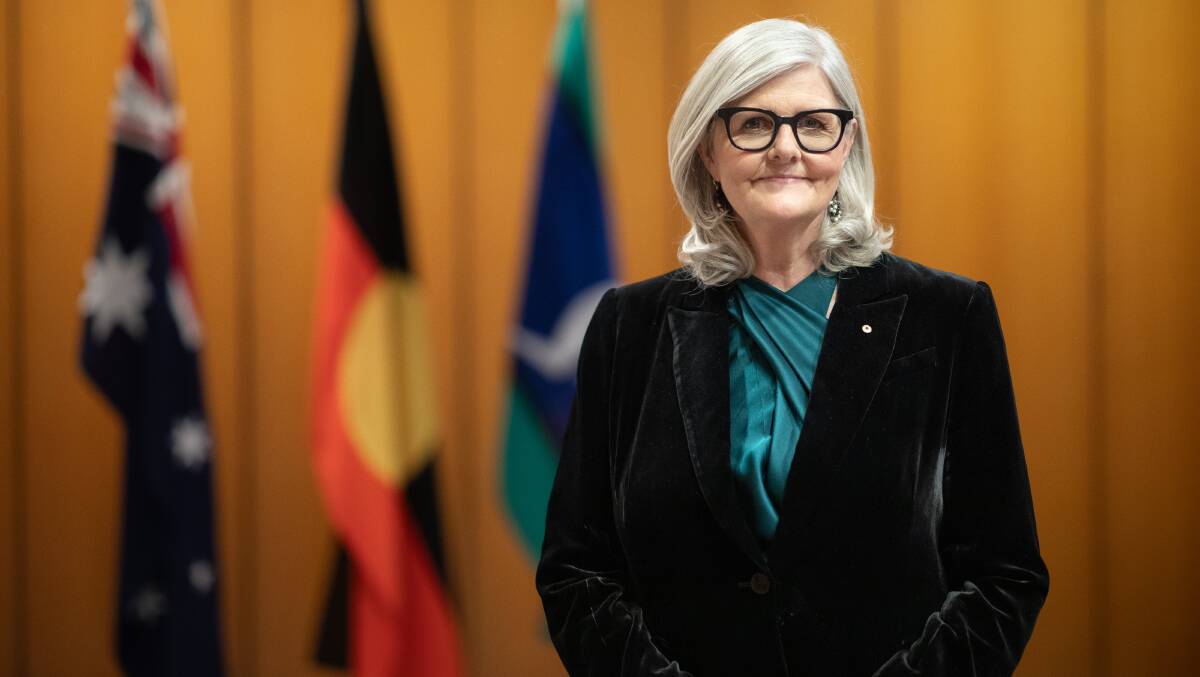The Prime Minister said Sam Mostyn was an 'exceptional leader'. Picture supplied. 