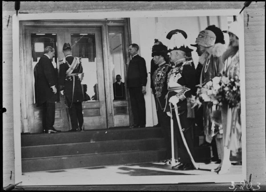 The Duke of York opens Parliament House on May 9, 1927. Picture: Museum of Australian Democracy