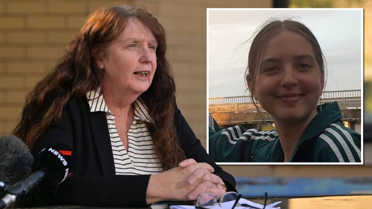 Fiona Coffey (pictured) says her daughter Ilysha Perry (inset), an alleged victim of a stabbing at the ANU, will never fully recover from her injuries at Canberra Hospital on Monday. Pictures by Keegan Carroll, supplied
