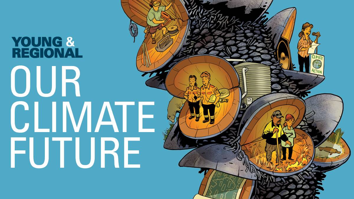 ACM's Young and Regional: Our Climate Future series was produced by 13 young reporters living in regional Australia. Image by David Pope