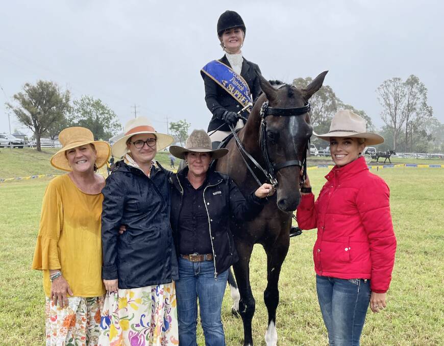 Indiana White won the Patrick Salway Memorial Supreme Rider of the Show. Picture supplied