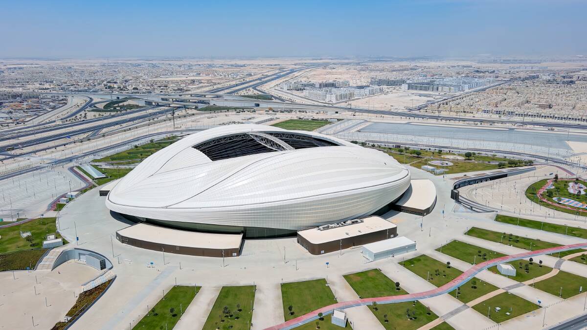 The site of the Socceroos first 4 matches - Al Janoub stadium in Al Wakrah, Qatar (Picture by Shutterstock)