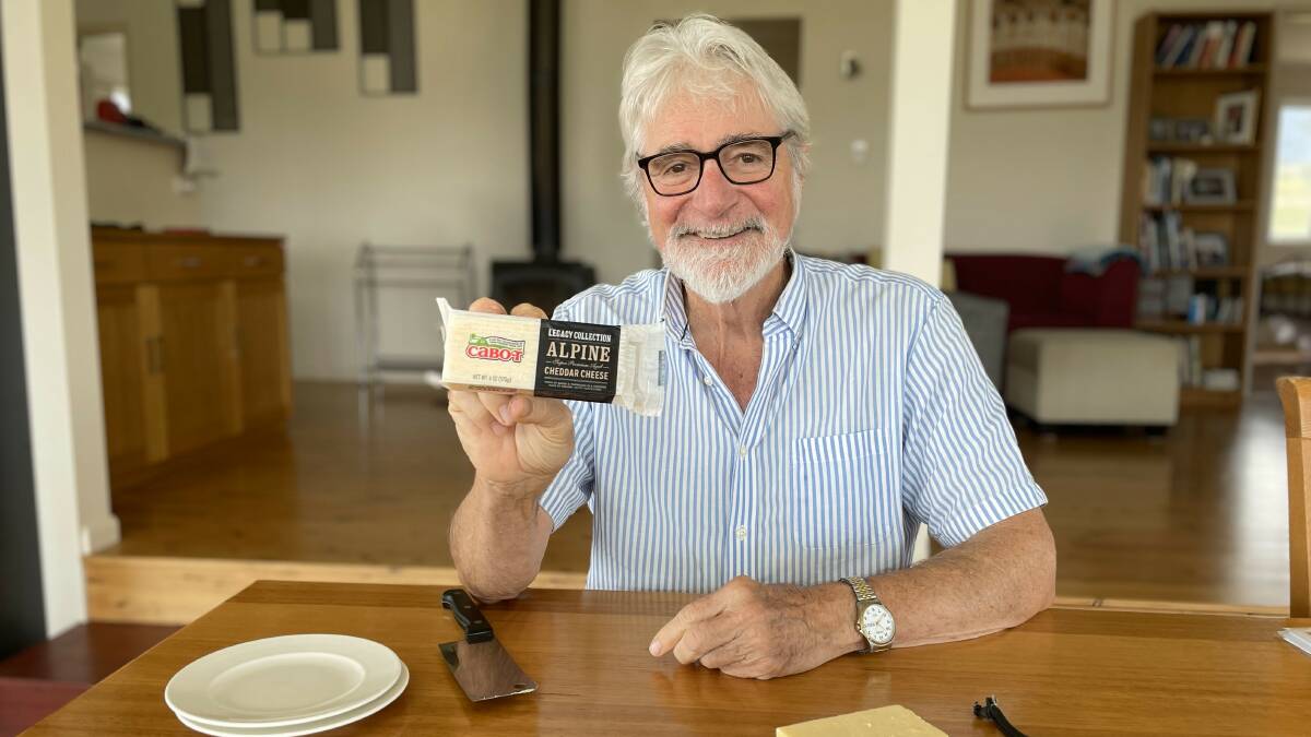 Russell Smith, International Cheese Judge, at his home on the Far South Coast. Picture by James Parker