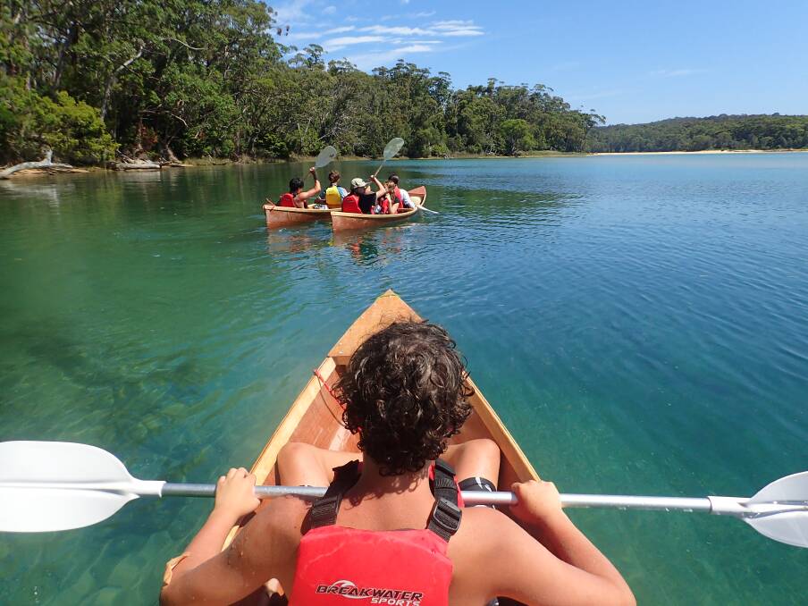 The gorgeous clear waters of Bithry Inlet made participants feel like they were in Queensland. Picture supplied