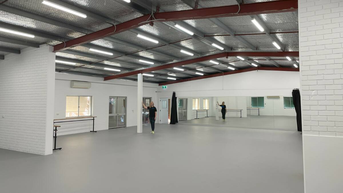 The large purpose-built space with sprung dance floors. Picture by James Parker.