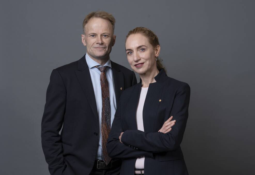 NSW's 2024 Australians of the Year are melanoma treatment pioneers Professor Richard Scolyer and Professor Georgina Long. Picture supplied by australianoftheyear.org.au