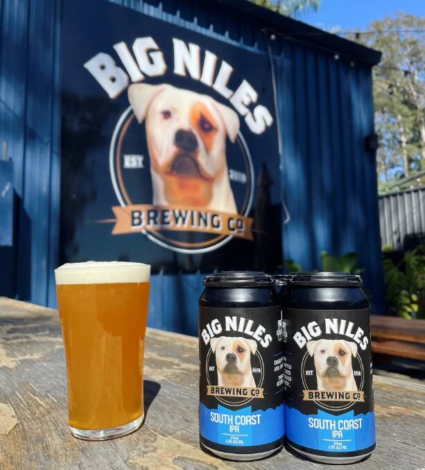 Big Niles Brewing Co was named after owner and head brewer Cam White's beloved dog. Picture supplied