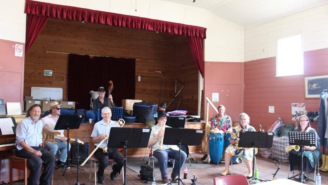 The Sapphire Coast Jazz Band plays at Quaama Hall on Sunday.
