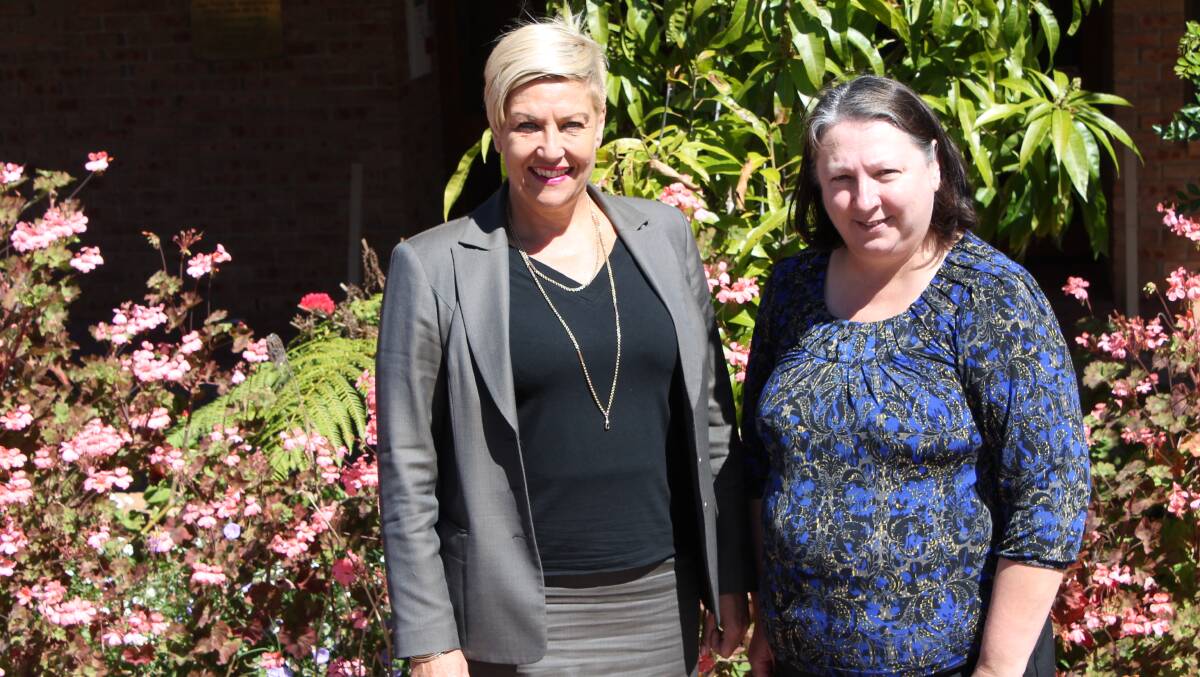 Pulse Health CEO Phillipa Blakey and Bega Valley Private Hospital general manager Rhonda Wearn (file photo)