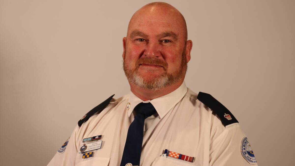 Marine Rescue NSW Monaro Zone duty operations manager Inspector Glenn Sullivan. Picture supplied