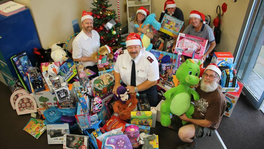 JOY OF GIVING: The collection under the tree for the 2016 Christmas Toy Appeal.