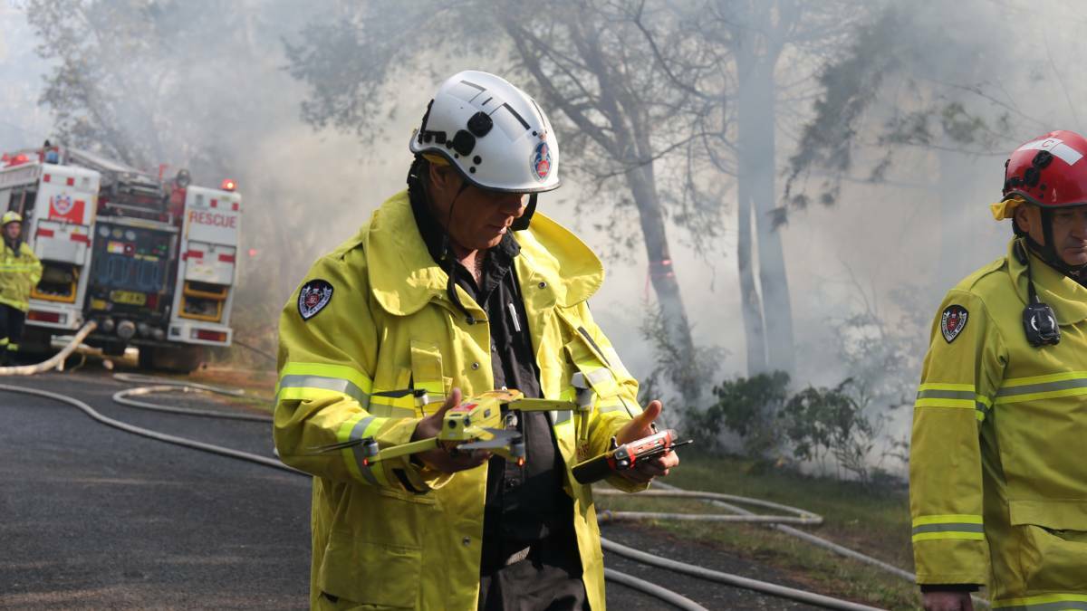 Fire and Rescue NSW crews planned to deploy a drone as part of the weekend's hazard reduction burn at Tura, but their CASA clearance was revoked at the last minute.
