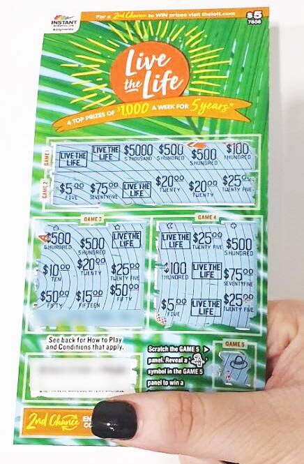 A Pambula man will "Live the Life" after winning the top prize of $1000 a week for the next five years on his Instant Scratch-It.