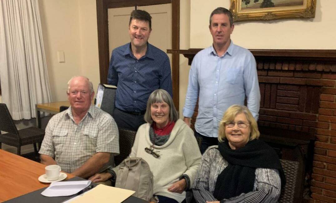 The new executive of the Bega Valley Business Forum includes Nigel Ayling chairman, Kerry McKee vice-chair, Malcom Hughes treasurer, and committee members Andrew Haydon and Jannette Neilson. 