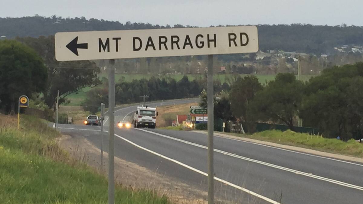 A proposal is recommending lowering the speed limit on sections of Mt Darragh Rd by 20kmh.