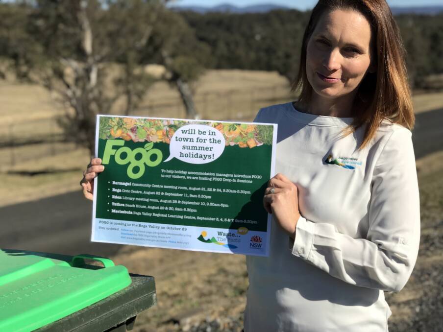 SPREAD THE WORD: BVSC's new FOGO project officer, Kimberley Rushbrook, will host information sessions for holiday accommodation managers in August and September.