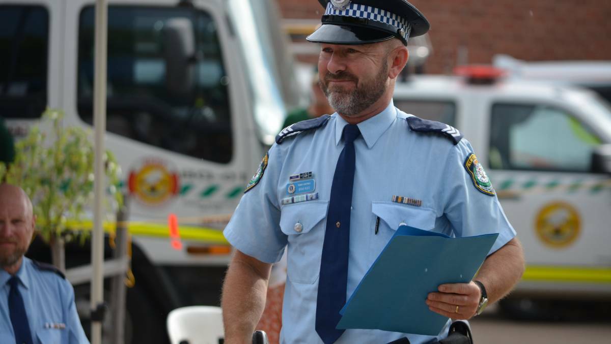 2021 Bega Valley Shire Citizen of the Year Acting Sergeant Brad Ross. Photo: Ben Smyth