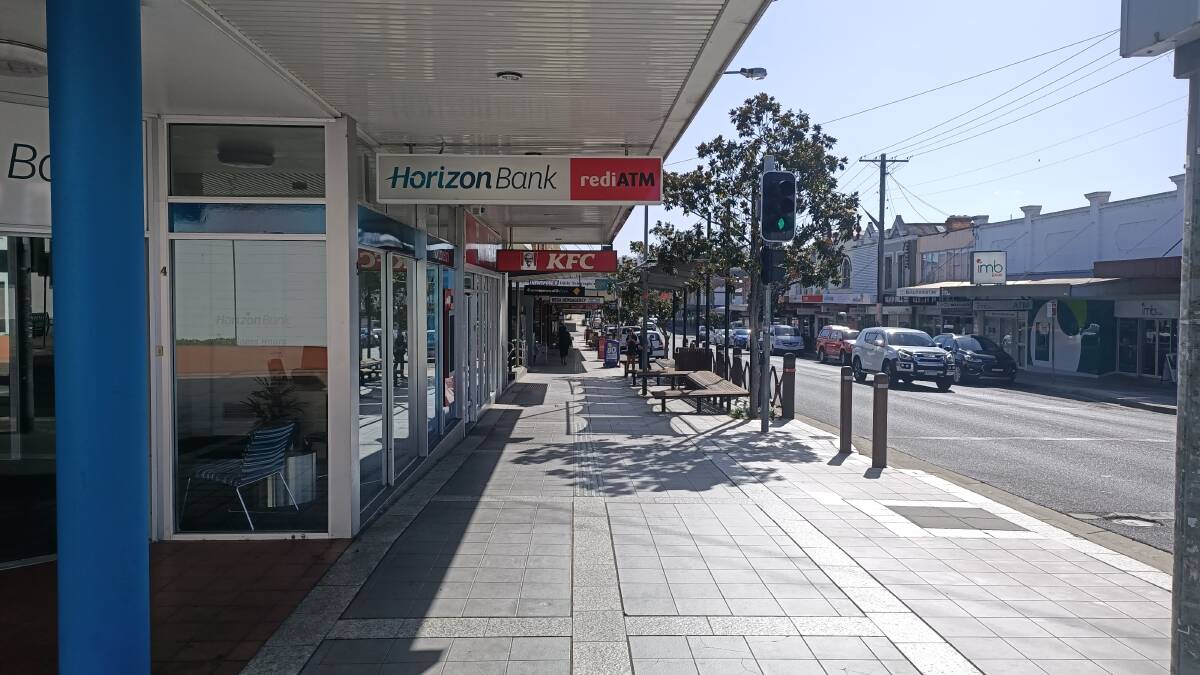 Bega's main street on Friday afternoon was looking a little empty. But many stores are still open for business. Photo: Ben Smyth