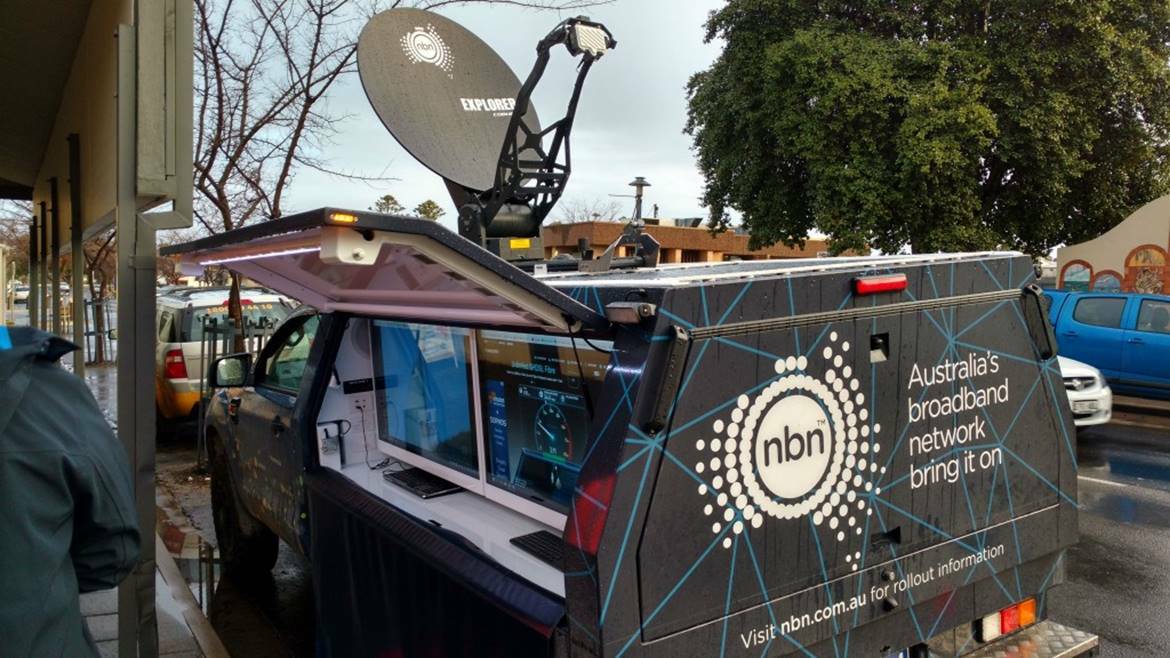 The NBN Sky Muster truck is rolling through the Bega Valley Shire in coming weeks as the NBN hosts community information sessions in key locations.