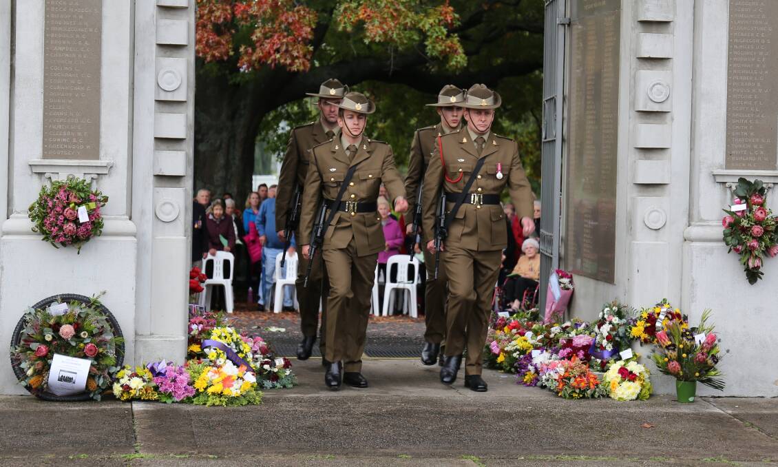 Anzac Day service times across the Bega Valley