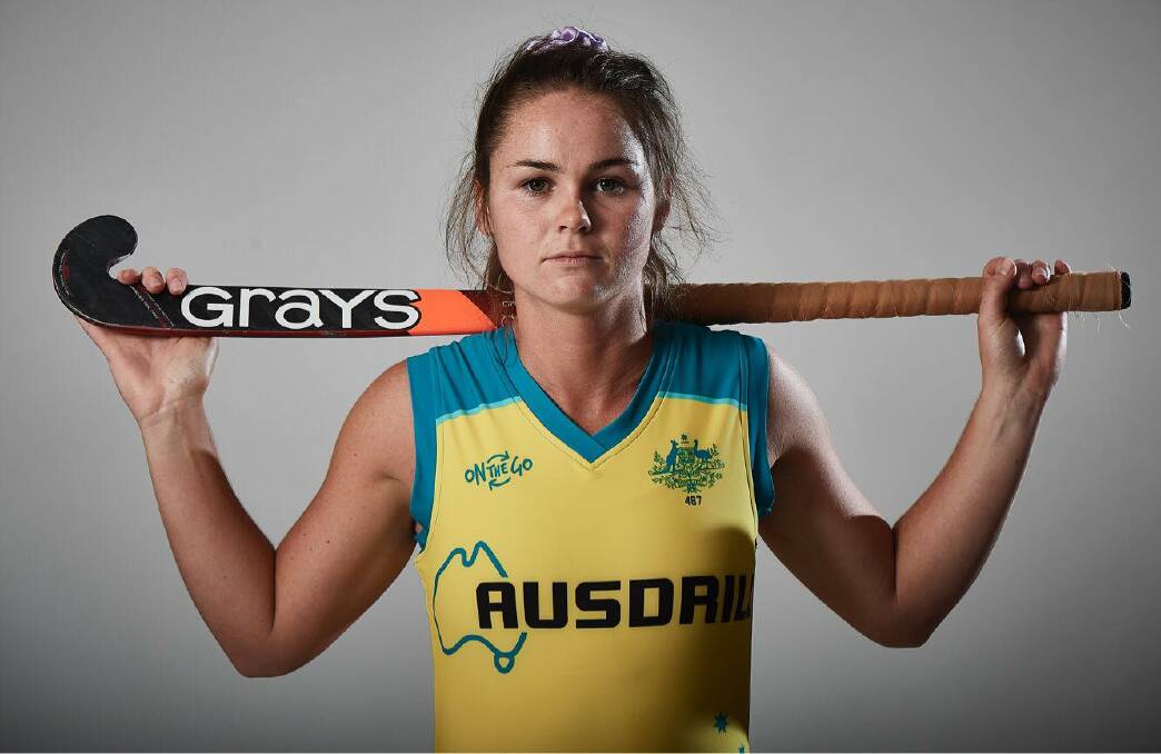 STRONGER: The Hockeyroos' Kalindi Commerford has suffered some serious injuries in her career, but they've made her work harder. Photo: HOCKEY AUSTRALIA