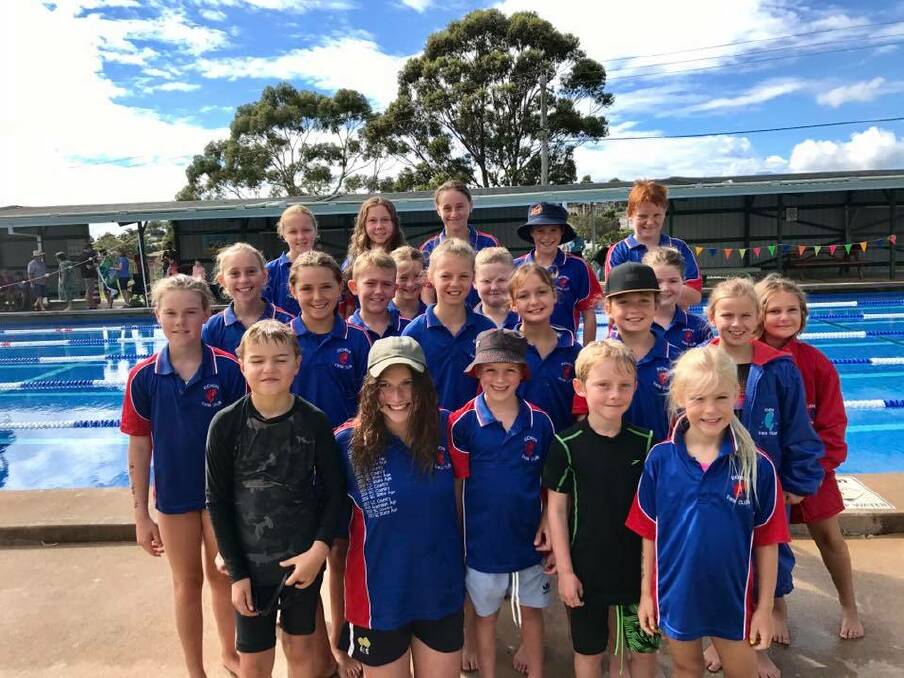 Eden swim team at their annual event in February this year. 