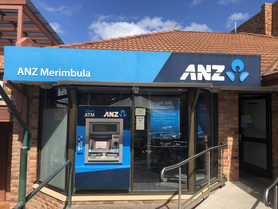 Closed for good: ANZ bank branch in Merimbula will be closing on January 31.