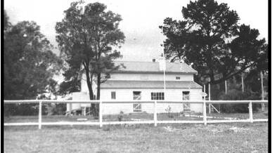 The original school building.