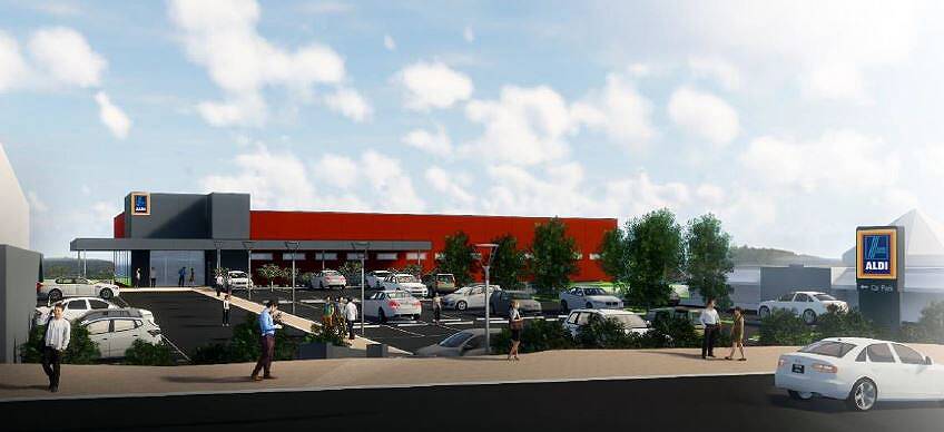 Rothelowman Architects’ concept plan for the supermarket building.