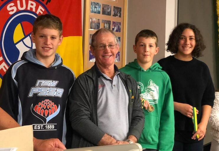 Club stalwart and Life Member Frank Davey had great pleasure in introducing the three Nippers who have been successful in gaining their Surf Rescue Certificate qualifications during the season; Kai Holt, Zac Ogilvie and Ruby Bichard.