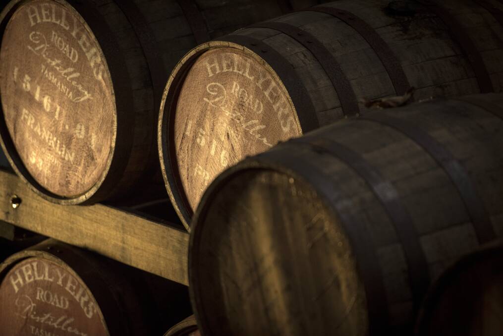 Casked: While its ageing in casks, a portion of the whisky will evaporate each year this is called the angels share.