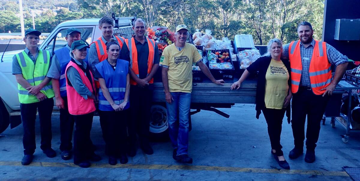 OzHarvest volunteers making one of their regular collections from Woolworths Merimbula.