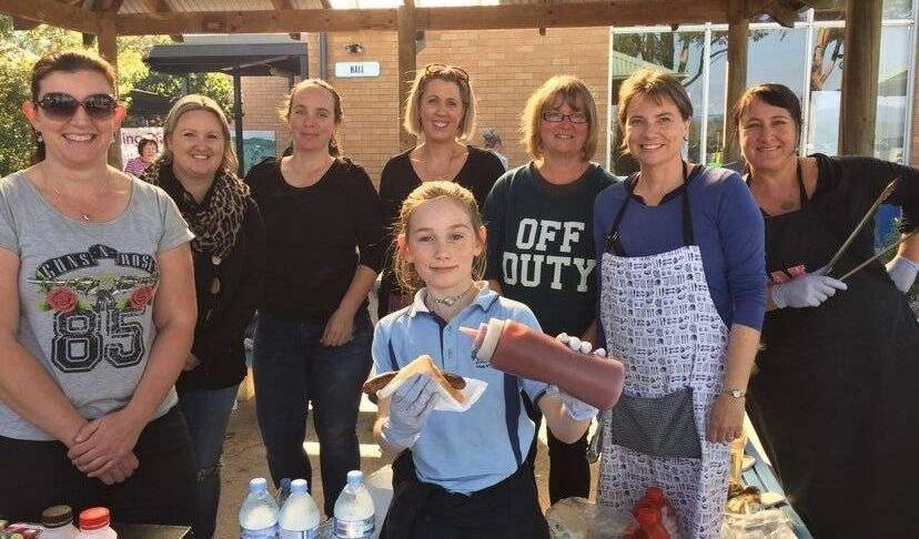 Election day was all about the sausage at Pambula Public School where the P&C had to send out for more supplies mid-morning and also sold all their cakes by 11am.