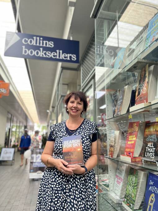 Crime novelist Melissa Pouliot at Collins Booksellers Merimbula and Merimbula Extra, on Tuesday, February 22. 