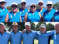 The women's and men's teams from Merimbula who made it to the finals at Victoria Tennis Country Week, Albury Wodonga. Picture supplied