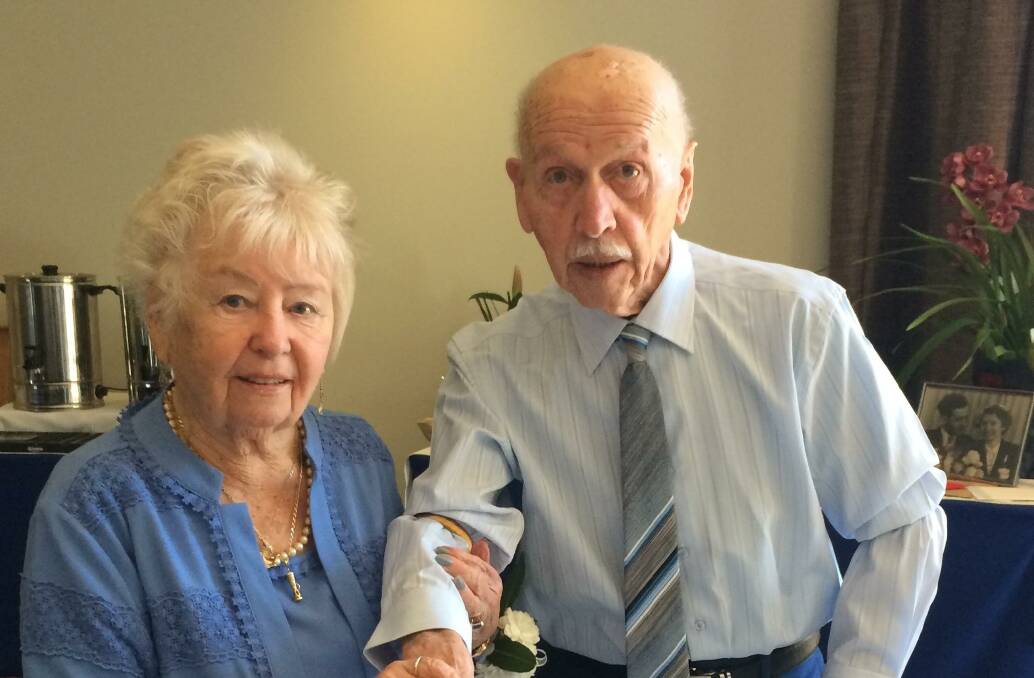 Monica and Jeff Paffen celebrate their 65th wedding anniversary at the Merimbula RSL Club.