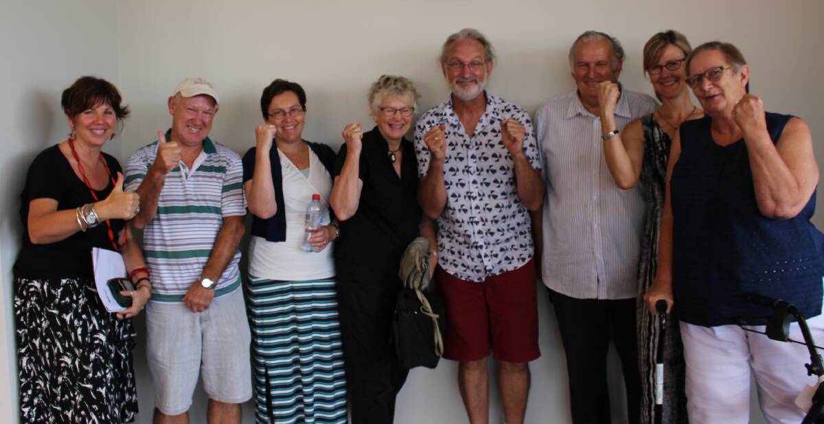Members of the community group who fought to save the Australasia Hotel were delighted with the result.