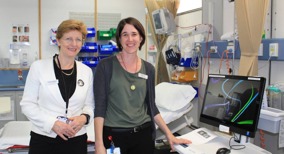 Second chance: Bega Valley Health Service general manager Wendy Hubbard and nurse manager Kelly Jurd in the Pambula Hospital ATC.