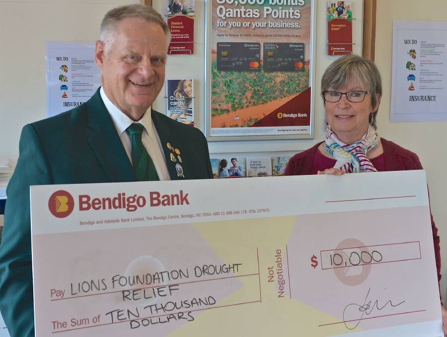 $10,000 donation for drought relief