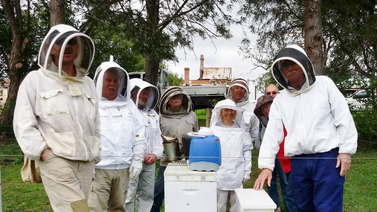 A group of students at the Bega Valley Beekeepers Association's most recent Beginning in Bees course. 