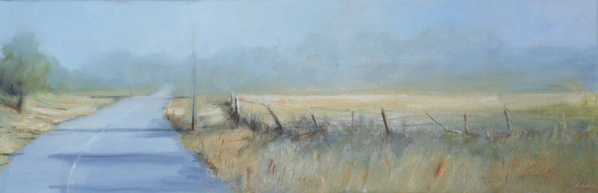 Best in Show was won by Kathryn Hede for her oil painting 'Morning Mist on the back road'.