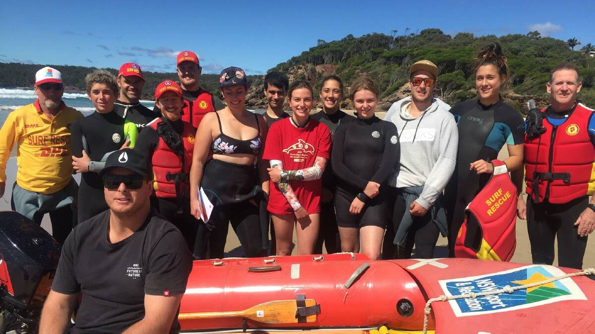 Gavin and Kerryn Granger of Pambula Surf Life Saving Club recently ran an IRB crew and drivers course. Local teens as young as 15 attended to do their crew training.