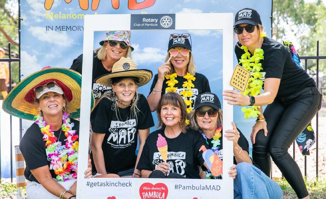 The Melanoma Awareness Day committee having some fun of their own (absent Michelle Pettigrove). Picture by Tara Chiu, Daisy Hill Photography