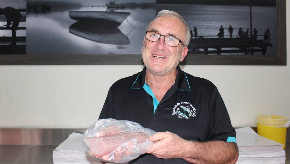 David Swan at Merimbula Fresh Seafood had to throw away 200 dozen oysters.