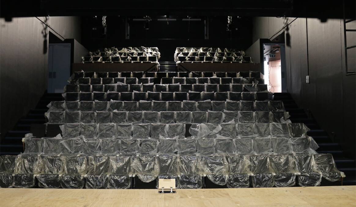 Seating in the auditorium is now installed.