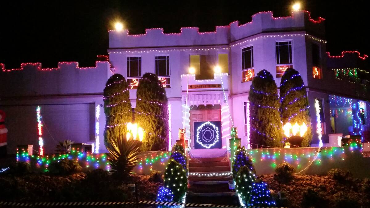The light show at the Castle Tura, at Dolphin Cove is looking as spectacular as ever and Micheal Reynolds welcomes visitors to come and enjoy the display.