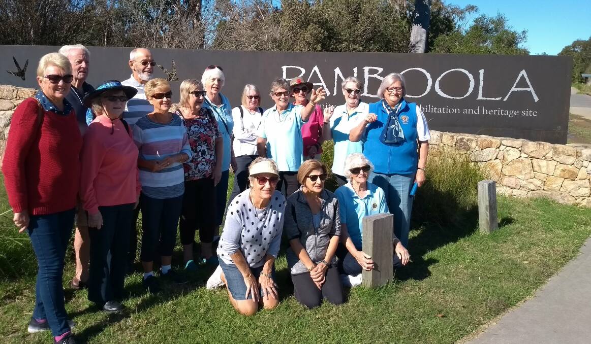 Pambula-Merimbula CWA members took part in a special walk at Panboola.