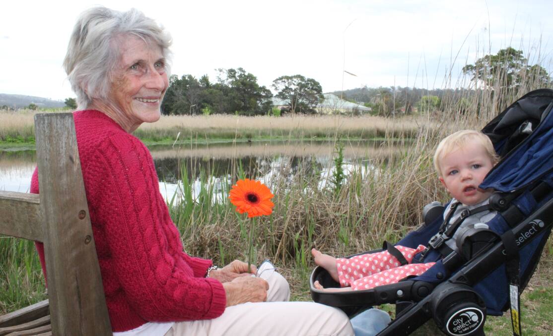 Margaret Liston of Greigs Flat with her one-year-old grandson Ashen Liston-Mills. 