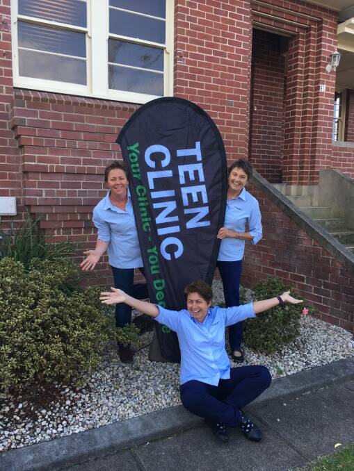 HERE TO HELP: The nurses who run the Bega Valley Medical Practice's Teen Clinic are Meghan Campbell, Sue MacKinnon and Cassy Hooper. 